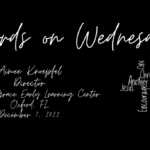Words on Wednesday - December 7, 2022