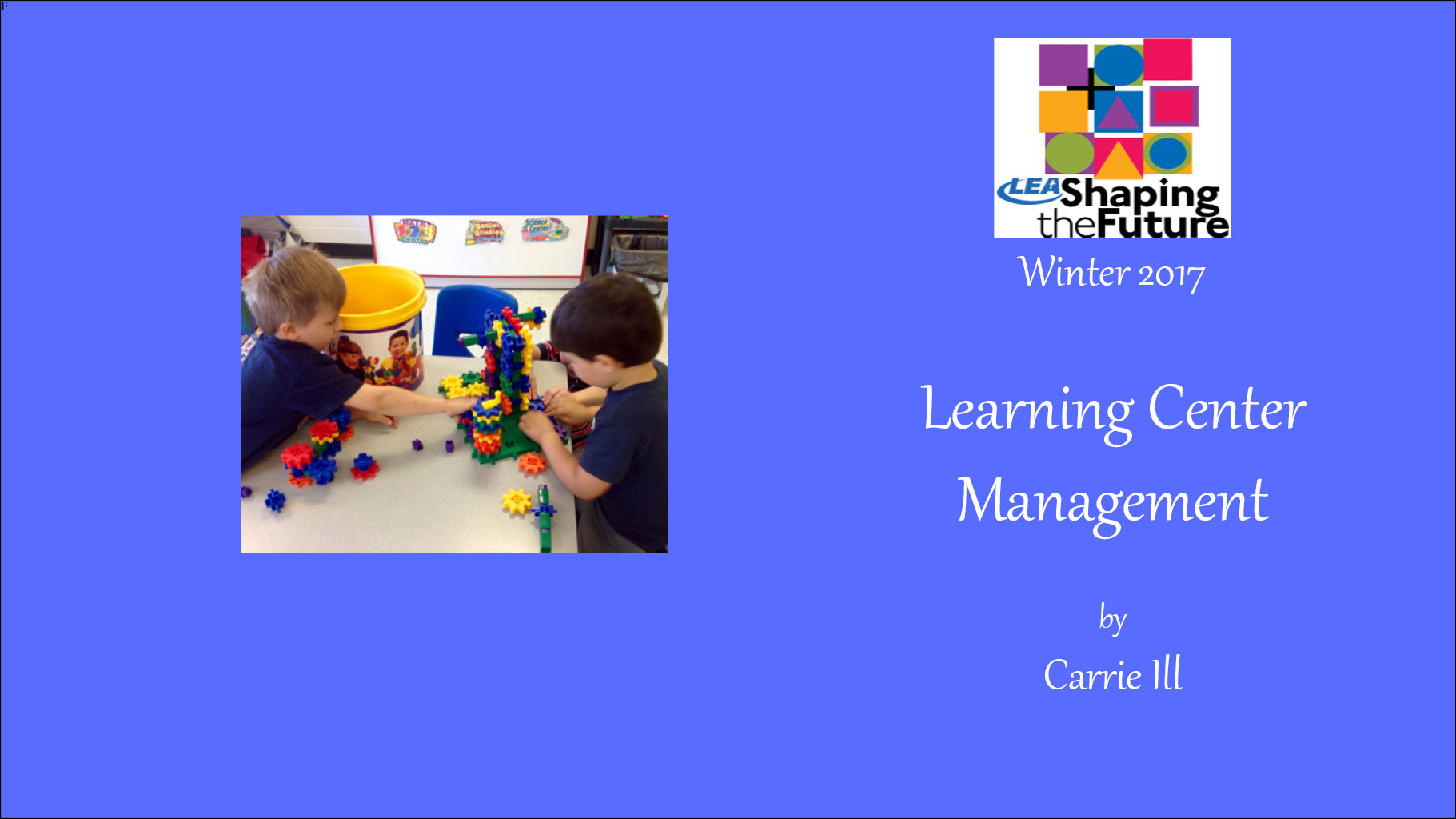 Learning Center Management – Lutheran Education Association