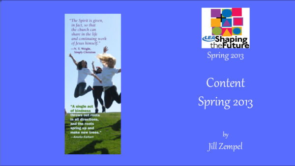Content Spring 2013 Featured Image