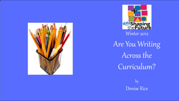 Are You Writing Across the Curriculum? Featured Image