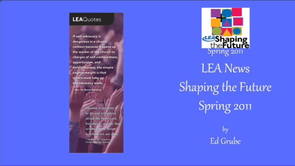 LEA News Shaping the Future Spring 2011 Featured Image