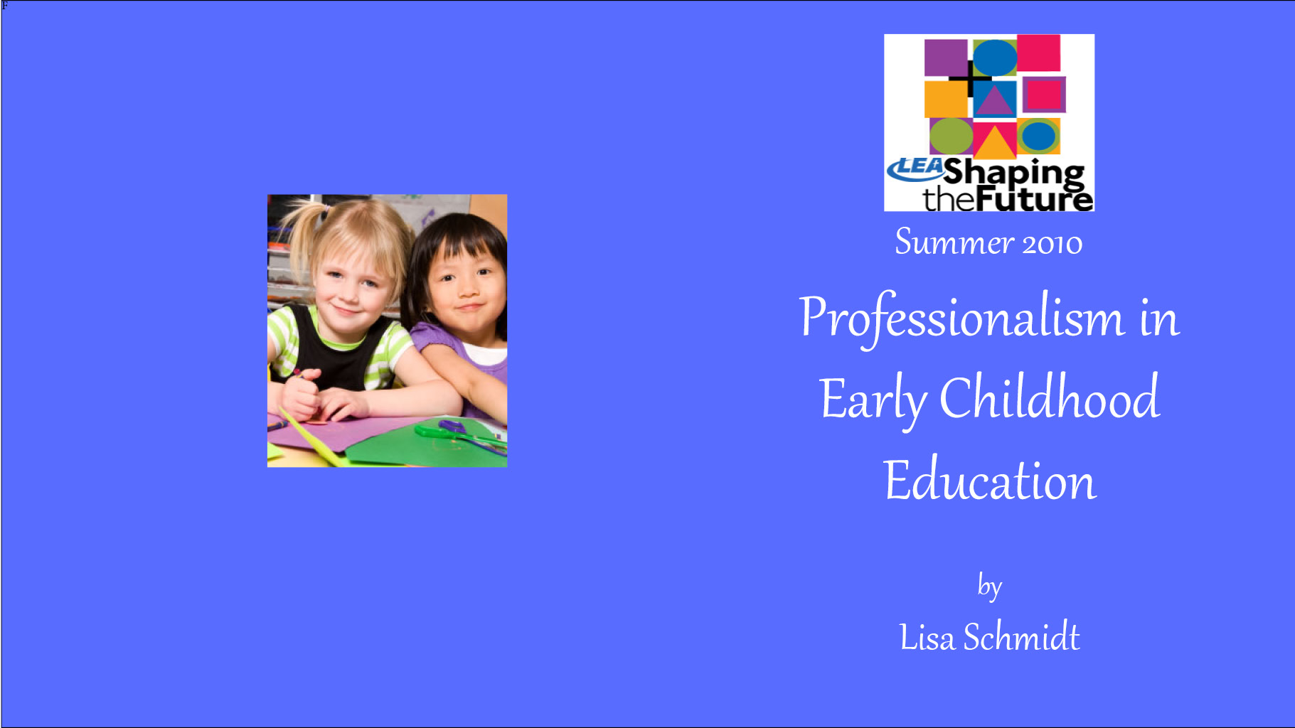 Professionalism in Early Childhood Education – Lutheran Education ...