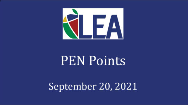 PEN Points – September 20, 2021 Featured Image