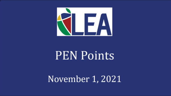 PEN Points – November 1, 2021 Featured Image