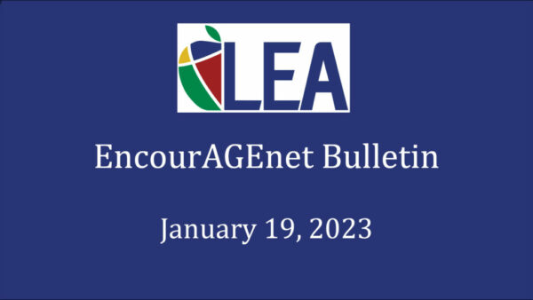 EncourAGEnet Bulletin – January 19, 2023 Featured Image