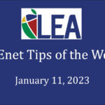 ECEnet Tips of the Week - January 11, 2023