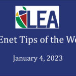 ECEnet Tips of the Week - January 4, 2023
