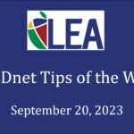 LEADnet Tips of the Week - September 20, 2023