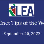 ECEnet Tips of the Week - September 20, 2023