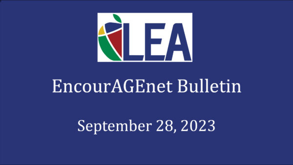 EncourAGEnet Bulletin – September 28, 2023 Featured Image