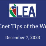 SECnet Tips of the Week - December 7, 2023