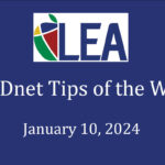LEADnet Tips of the Week - January 10, 2024