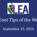ECEnet Tips of the Week - September 25, 2024