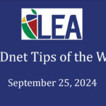 LEADnet Tips of the Week - September 25, 2024