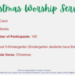A Christmas Carol Christmas Service