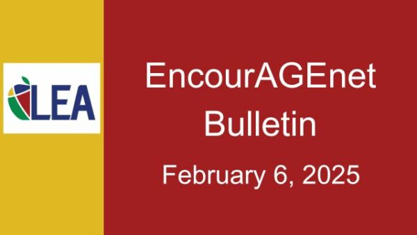 EncourAGEnet Bulletin – February 6, 2025 Featured Image