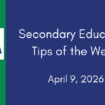 SECnet Tips of the Week - April 9, 2026